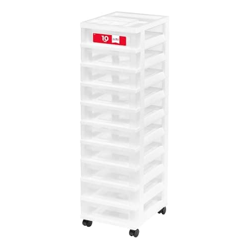 IRIS USA 10-Drawer Rolling Storage Cart by IRIS USA