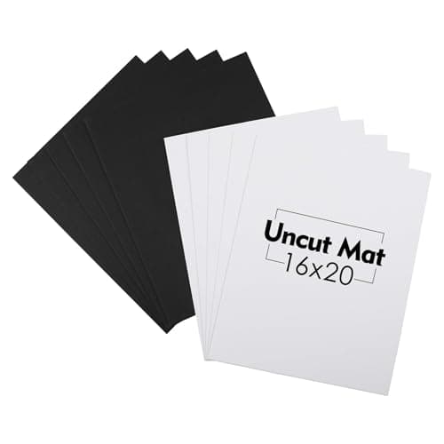 Mat Board Center Uncut Mat Boards (16x20, 10-Pack)
