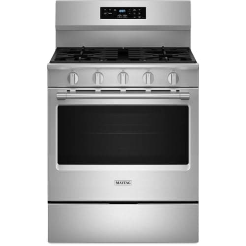 Maytag 30 Inch 5.0 Cu Ft Freestanding Gas Range with Air Fry by Maytag