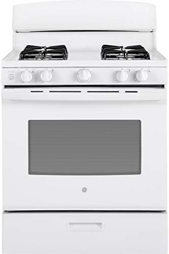 GE JGBS30DEKWW 30 Inch Freestanding Gas Range with 4 Sealed Burners by GE