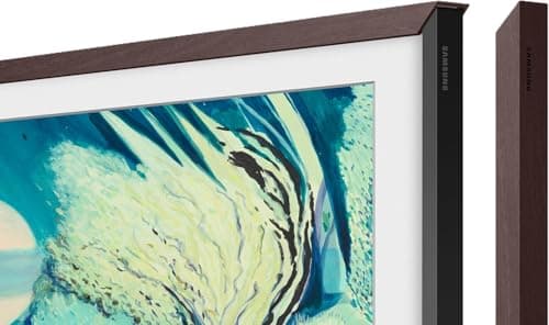 Samsung The Frame Customizable Bezel, 55" (2021 to 2025 Models, Modern Brown) by Samsung
