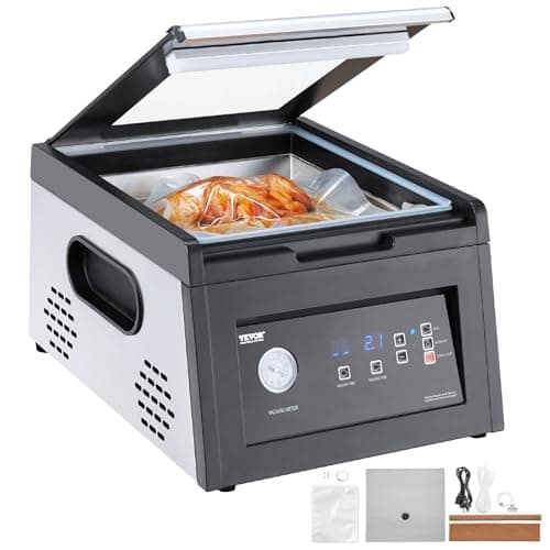 VEVOR Chamber Vacuum Sealer, 380W Pump, Stainless Steel by VEVOR