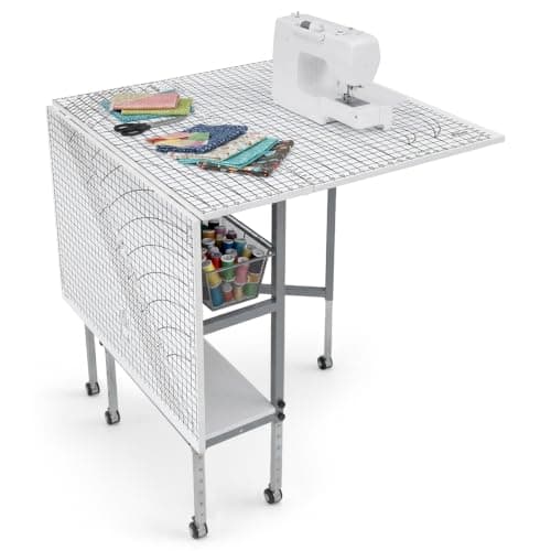 Sew Ready Foldable Hobby and Cutting Grid Table, 58.75 x 36.5 in by Sew Ready