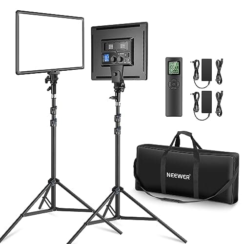 Neewer NL-288ARC Bi-Color LED Panel Kit (CRI 97+, 2-Pack) by Neewer