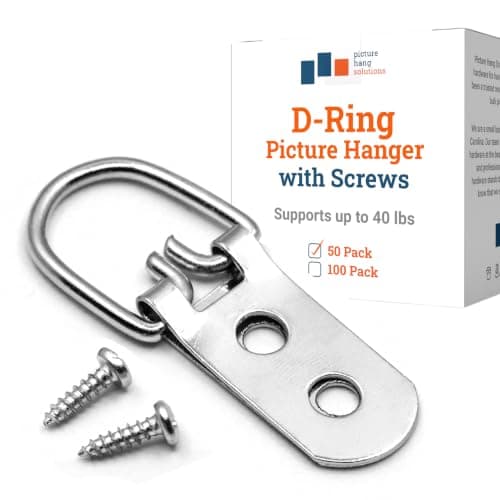 PHS 2-Hole Heavy Duty D-Ring Hangers (50-pack)