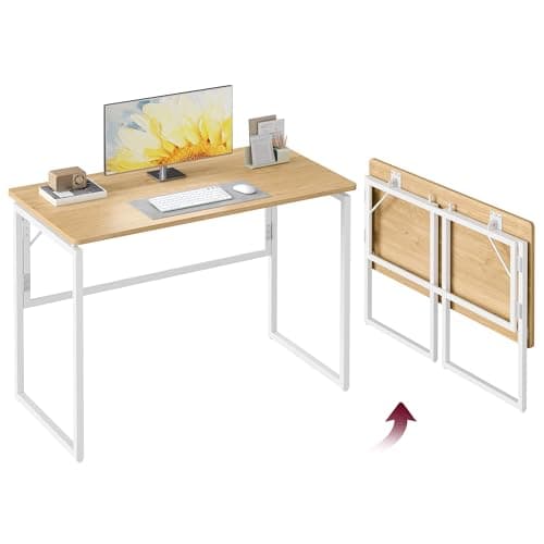 VASAGLE 39.4 Inch Folding Computer Desk