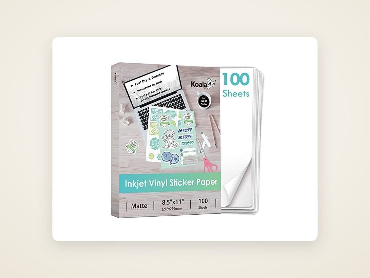 Best Sticker Paper for Inkjet Printers (2026)