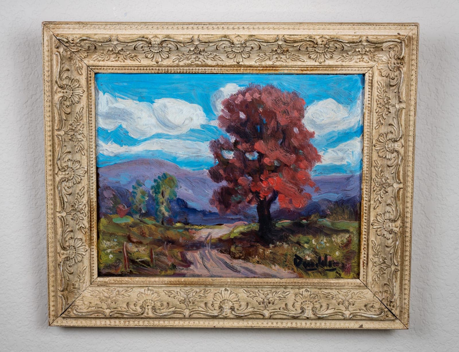 Lauchlan Donaldson, 'Down Indiana Way' (1955) — An Indiana Regionalist Autumn Landscape