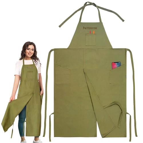 Split Leg Pottery Apron by Potterhyme