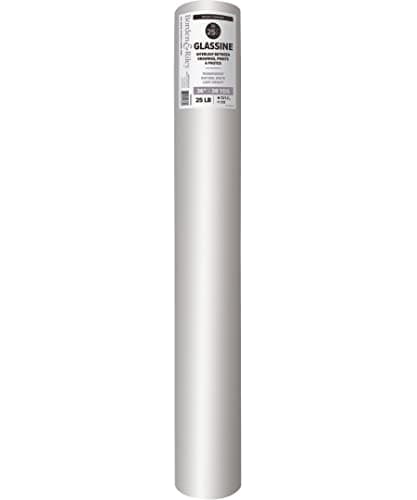 Borden & Riley #25G Glassine Paper Roll, 36 in x 20 yd by Borden & Riley