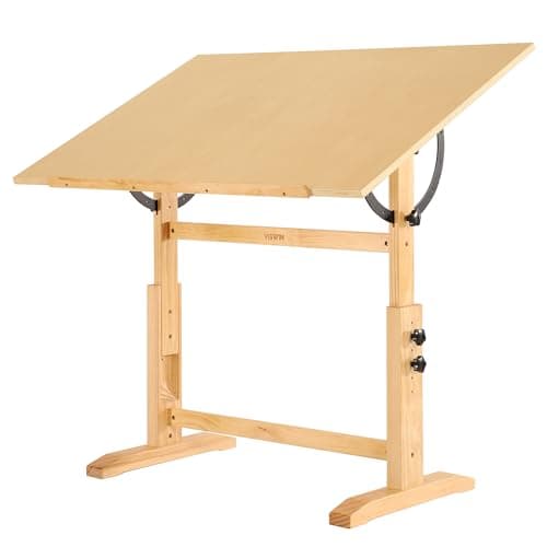 VISWIN Wood Drafting Table (42"×30")