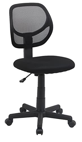 Amazon Basics Low-Back Armless Mesh Desk Chair by Amazon Basics