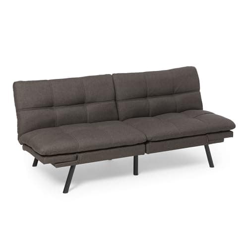 Amazon Basics Convertible Memory Foam Futon Sofa Bed by Amazon Basics