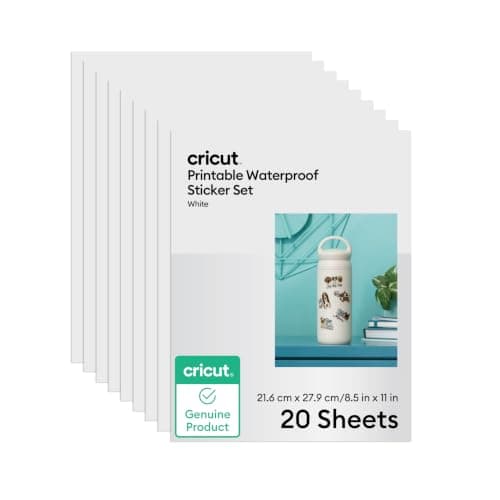Cricut Waterproof Sticker Paper, 20 Sheets by Cricut