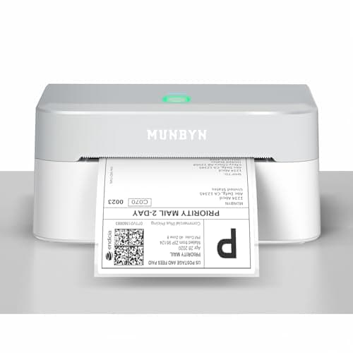 MUNBYN Bluetooth Thermal Label Printer (4x6)
