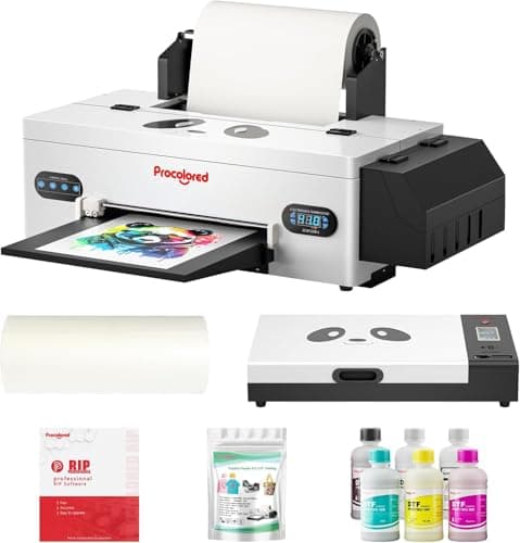 Procolored F13 Panda 13 in A3 L1800 DTF Printer with Oven by Procolored