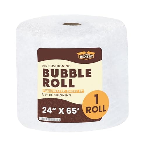 The Boxery Large Bubble Roll, 1/2 in Bubbles (24 in x 65 ft) by The Boxery
