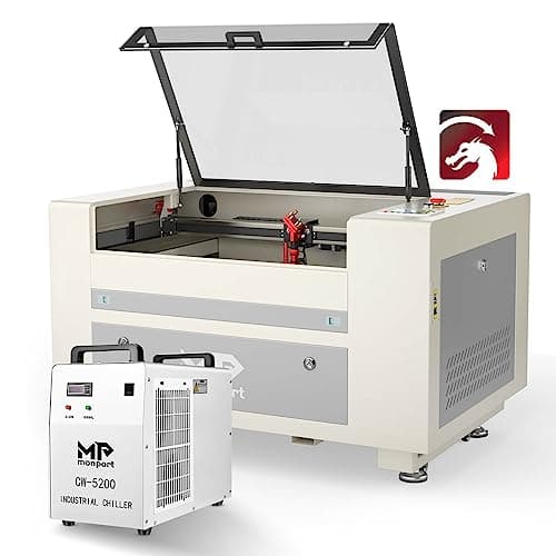Monport 60W CO2 Laser, 16 x 24 in, Autofocus, with CW-5200 Chiller by Monport