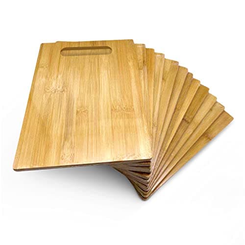 Ven-Trap Bulk Bamboo Cutting Boards, 12 x 9 in, Set of 12