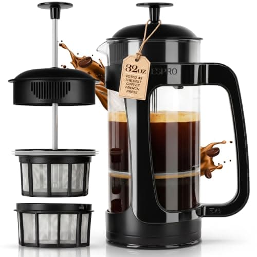 Espro P3 Double-Filter Glass French Press (32 oz) by Espro