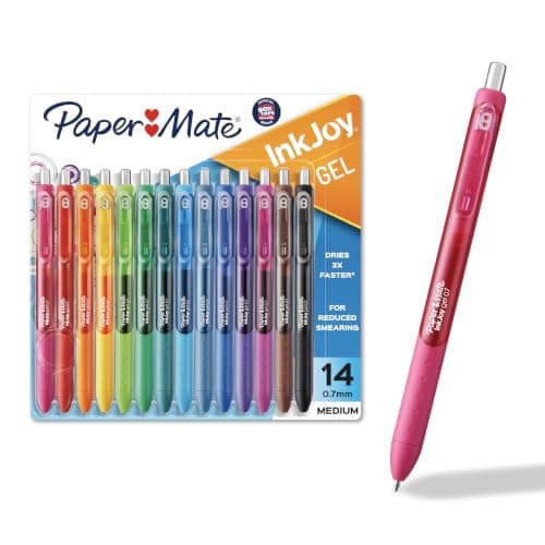Paper Mate InkJoy Gel Pens, Medium Point, 14 Count by Paper Mate