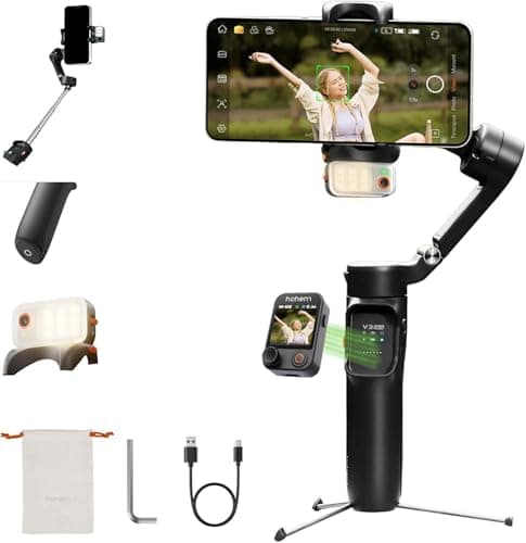 Hohem iSteady V3 Ultra (AI Sensor, Detachable Touch Remote) by Hohem
