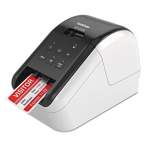 Brother QL-810W Wireless Label Printer (Black and Red) by Brother