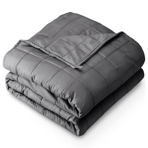 Bare Home Weighted Blanket, 20 lbs (60" x 80", 100% Cotton) by Bare Home