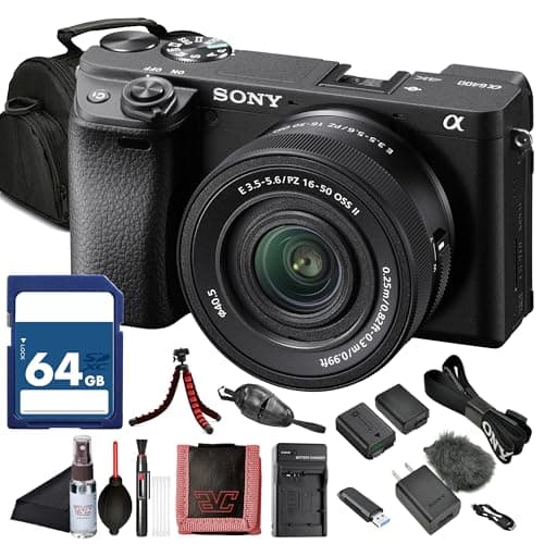 Sony Alpha a6400 with 16-50mm Lens by Sony