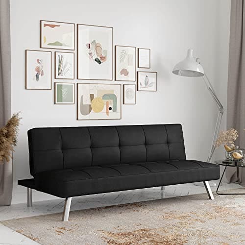 Serta Rane 66.1" Tufted Futon Sofa Bed by Serta