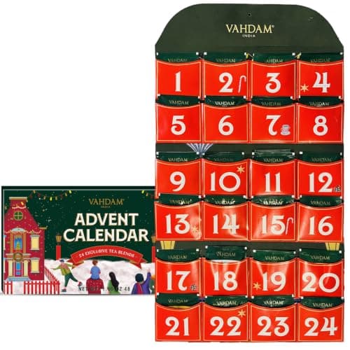 VAHDAM Tea Advent Calendar 2026 (24 Days, Folding Gift Box) by VAHDAM