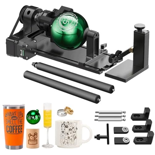 xTool RA2 Pro Rotary (Roller and Chuck) by xTool
