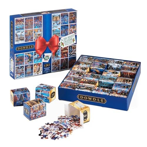 Ceaco Eric Dowdle 24 Day Advent Calendar (24 Mini Puzzles) by Ceaco