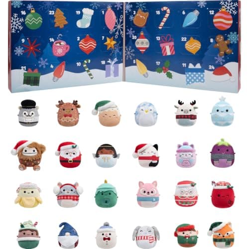Squishmallows Original 24-Day Micromallows Holiday Plush Advent Calendar by Squishmallows