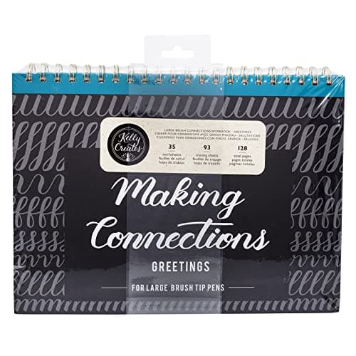 Kelly Creates Large Brush Workbook (Connections and Greetings) - 128 Sheets by Kelly Creates