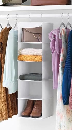 Whitmor 5-Section Hanging Closet Organizer