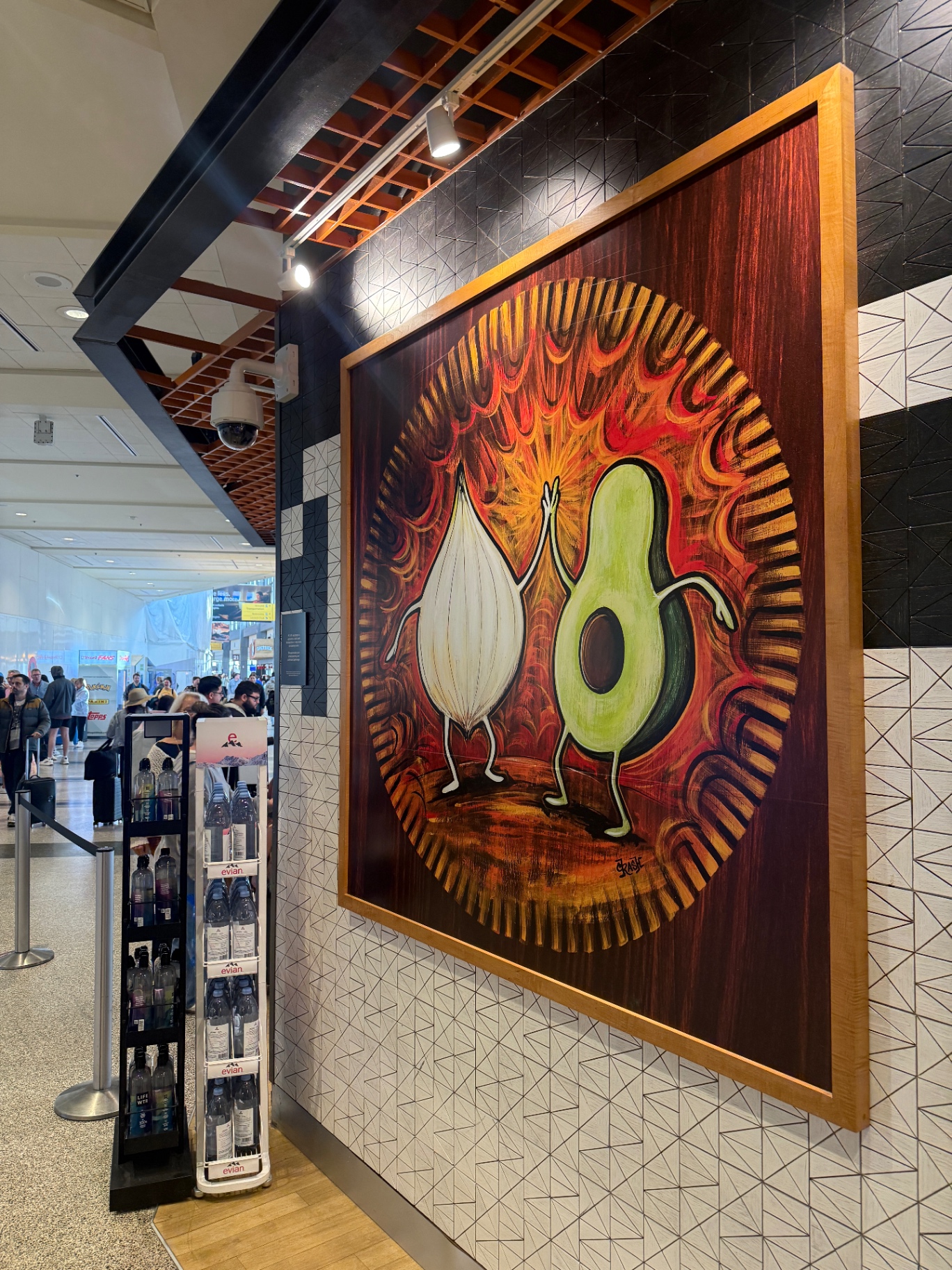 Art display at Austin-Bergstrom Airport