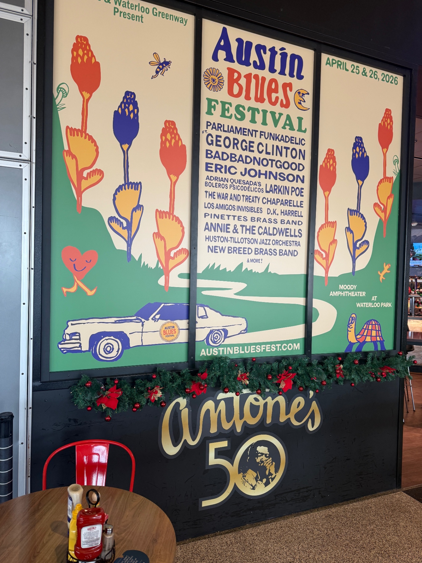 Blues festival tribute at ABIA