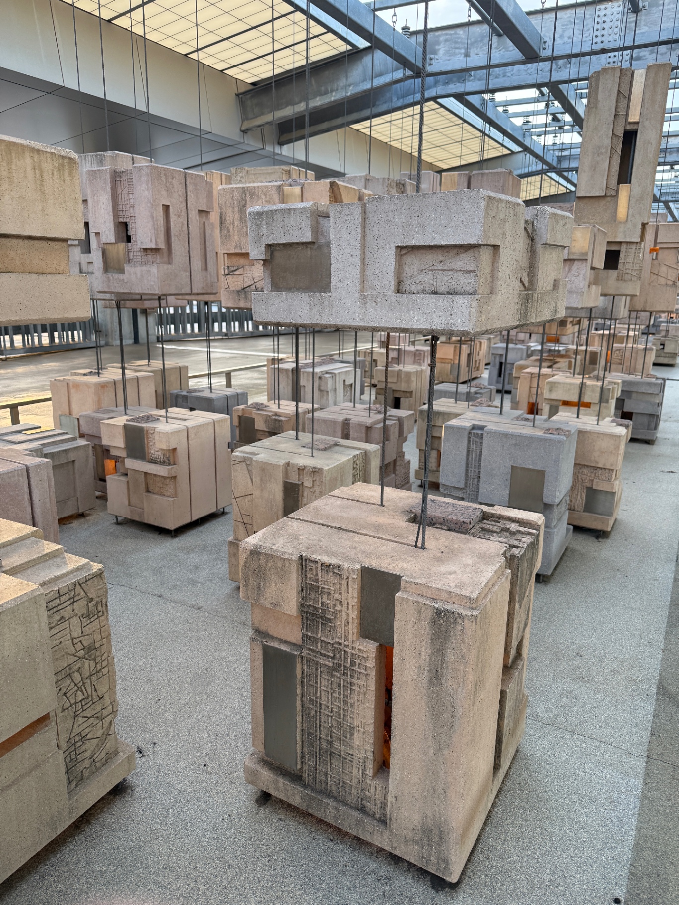 Sculpture inside Austin-Bergstrom International Airport