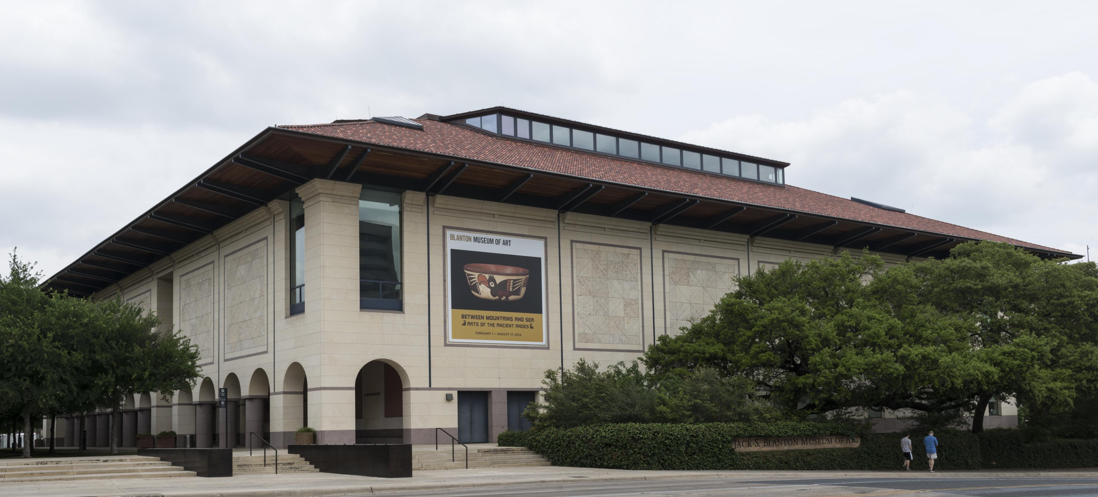 The Blanton Museum of Art on the University of Texas campus, which opened its current building in 2006