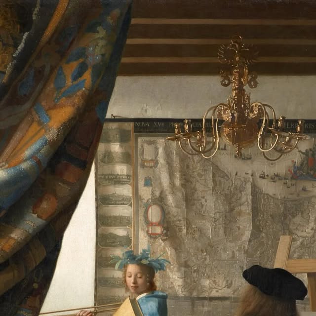 A detail from Vermeer's 