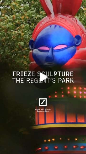 Frieze Sculpture at Regent's Park — a colorful large-scale outdoor installation shared by the Guggenheim's feed