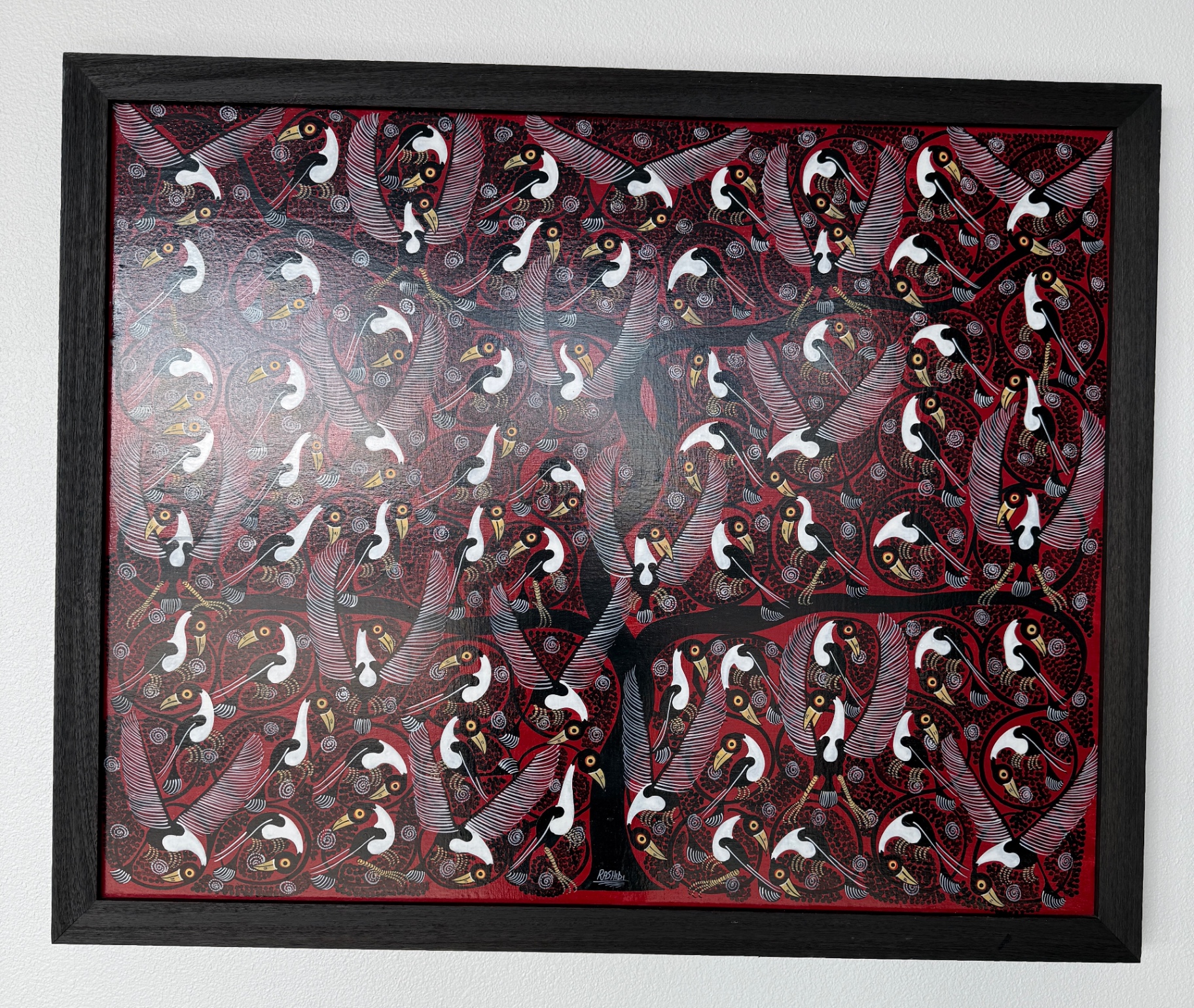 Traditional African art display at Kalahari Resort