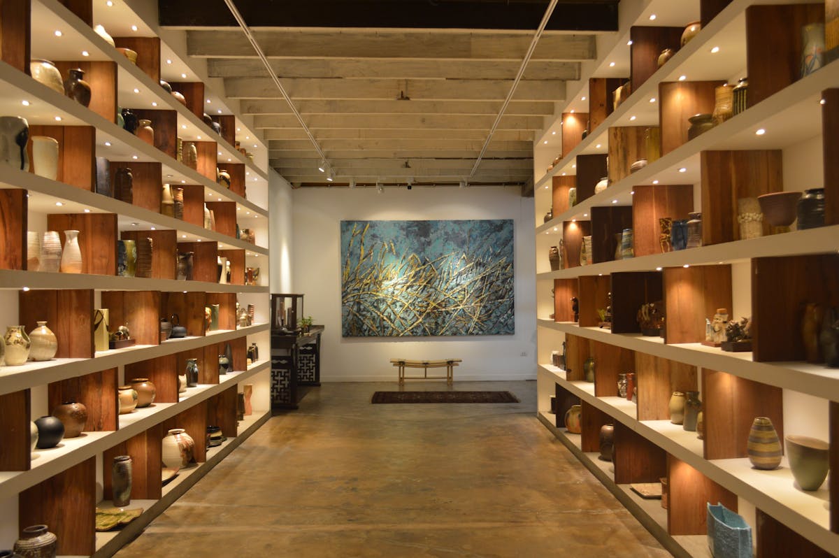 Colorful murals at the new HOPE Outdoor Gallery creative campus