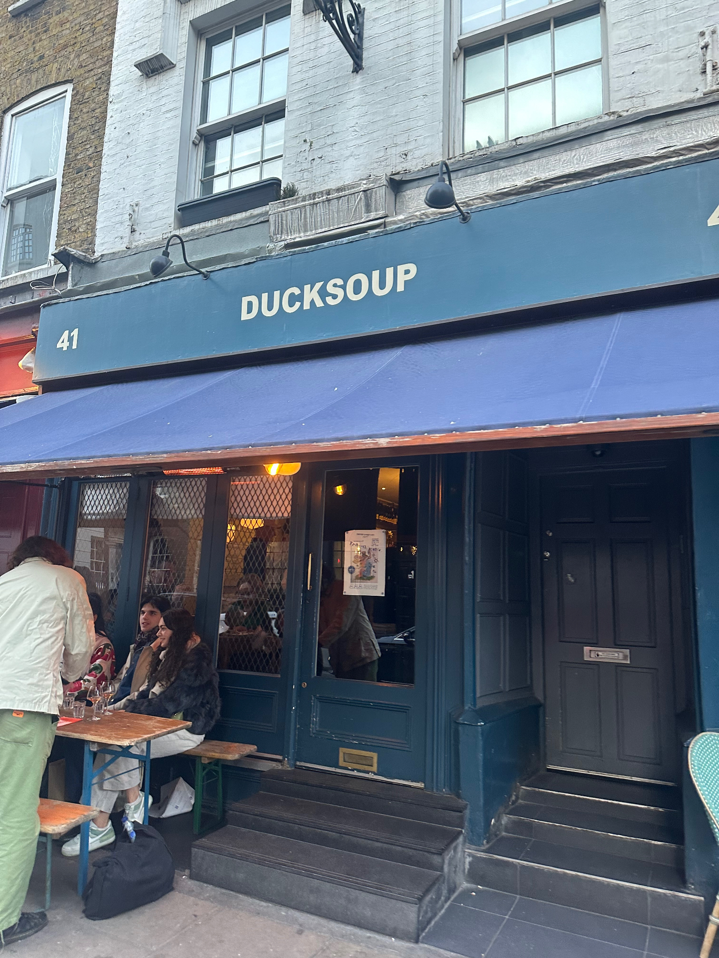 Ducksoup restaurant in Soho