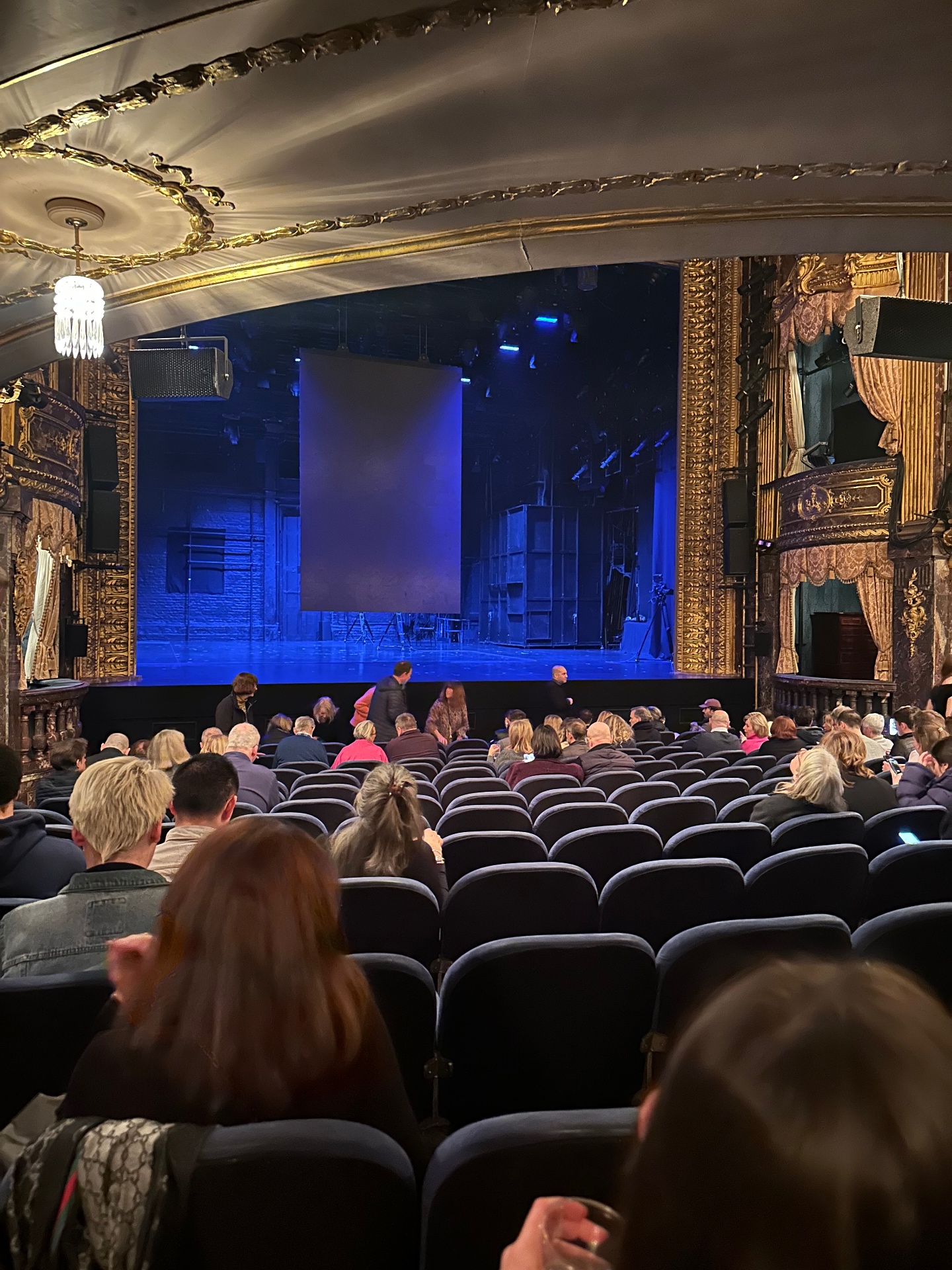 Ornate West End theatre interior