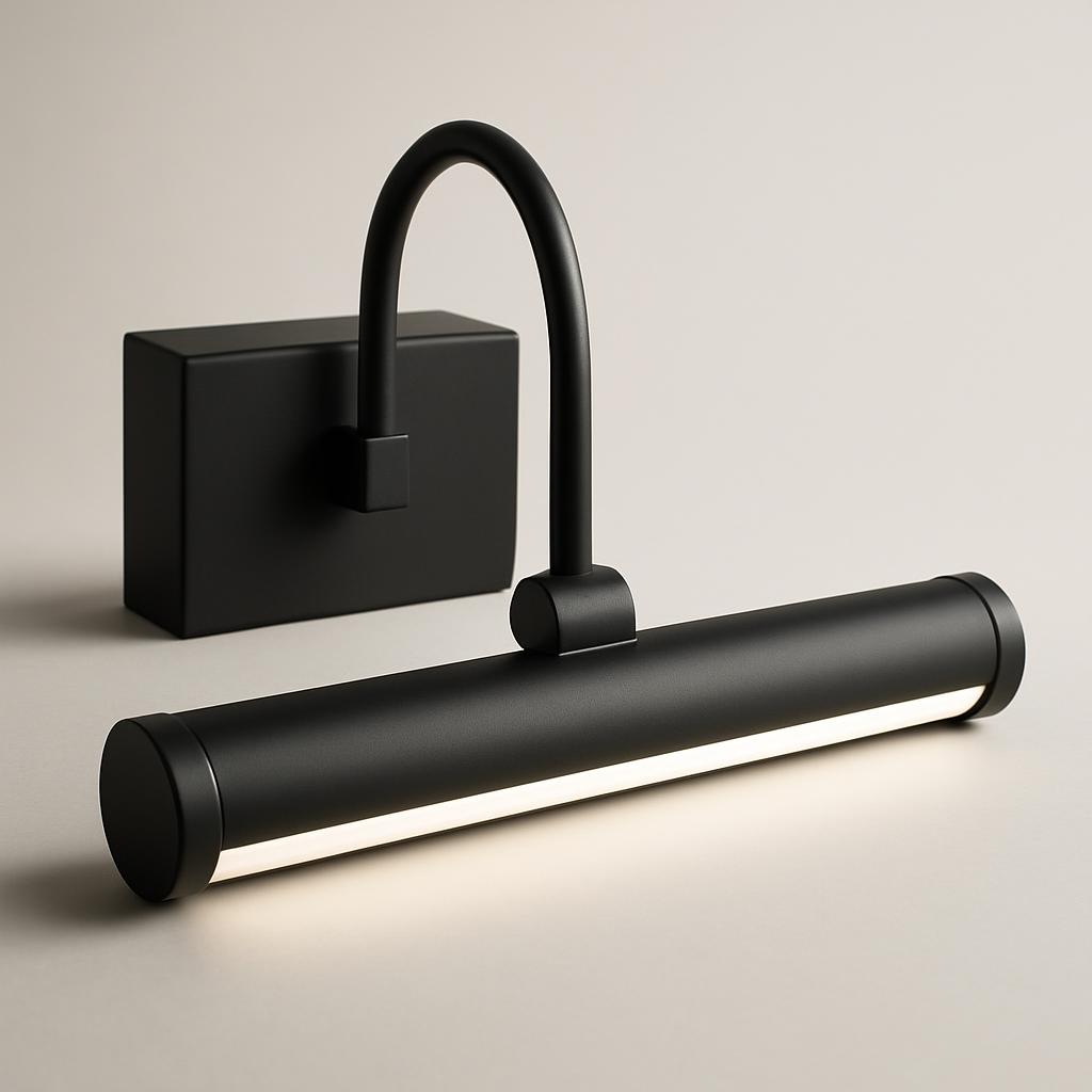 WAC Lighting modern LED picture light in matte black finish
