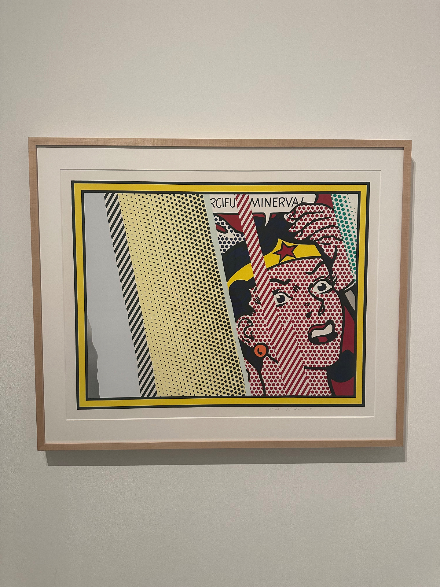 Roy Lichtenstein's Reflections on Minerva