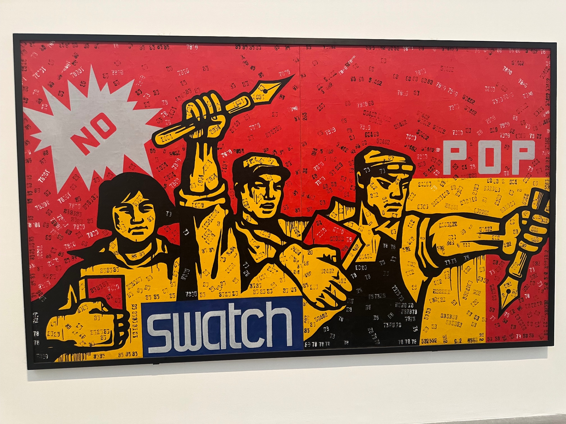 Wang Guangyi's Great Criticism - Swatch