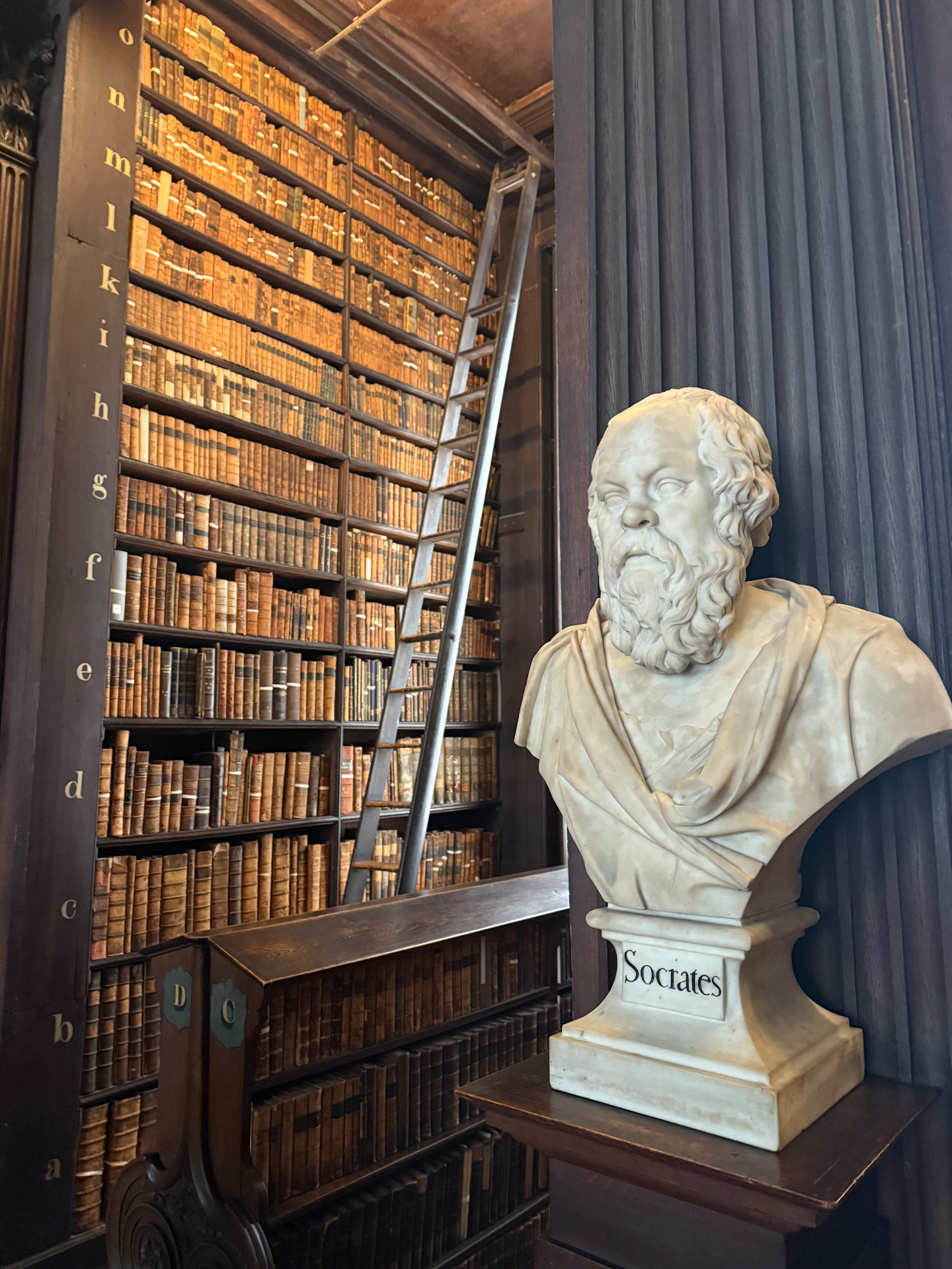 Socrates Bust in the Long Room